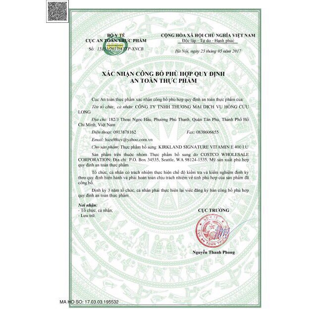 VITAMIN E 180MG (400 IU) KIRKLAND 500 VIÊN CỦA MỸ | BigBuy360 - bigbuy360.vn