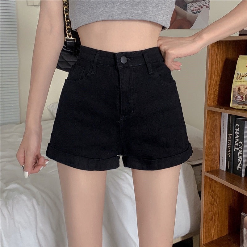 Quần Short Jean Nữ Lưng Cao Thời Trang