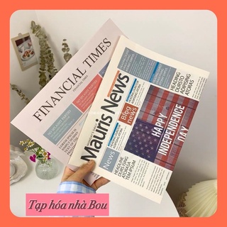 BÁO TIẾNG ANH DÙNG LÀM PHỤ KIỆN CHỤP ẢNH