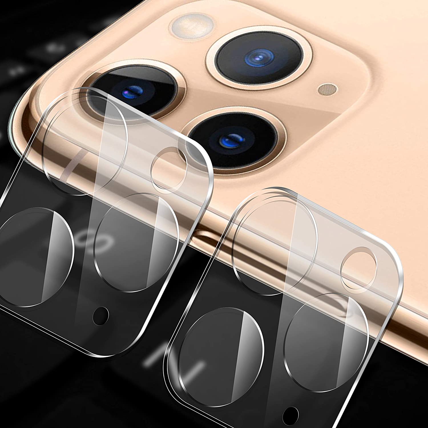 Kính Cường Lực 9H Bảo Vệ An Toàn Camera Sau Cho Iphone 11 / 11 Pro Max / HD