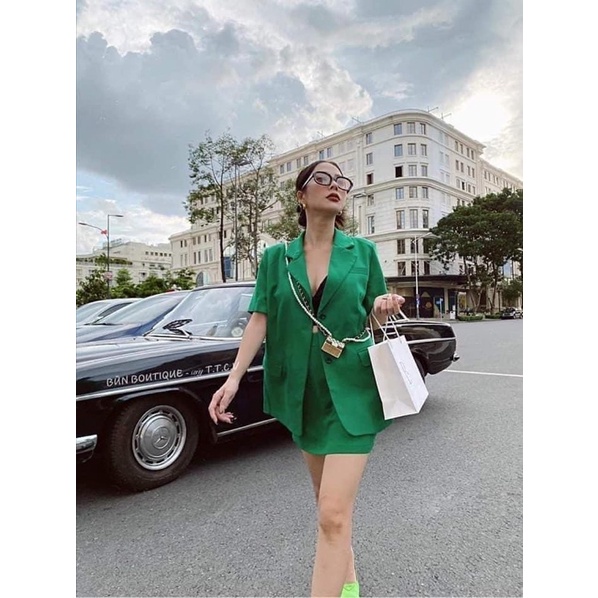 Đai vây xích bản víp có túi sang chảnh chan€nl