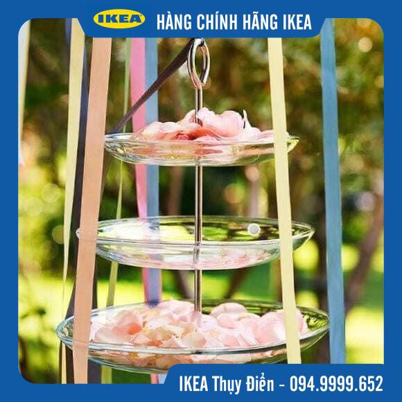 IKEA 365+ Khay thủy tinh 3 tầng