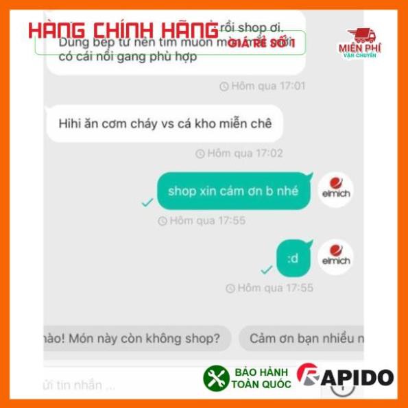 Nồi gang đúc tráng men Rapido 22cm, Nồi gang Rapido, kích cỡ 22cm dùng cho tất cả các loại bếp.