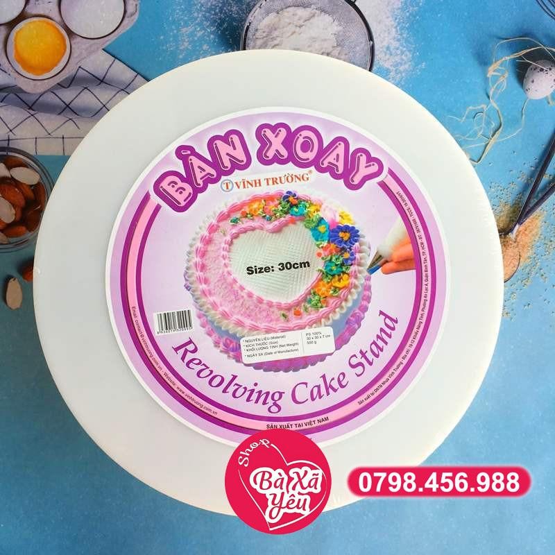 Bàn xoay trang trí bánh kem 30cm - BX2386