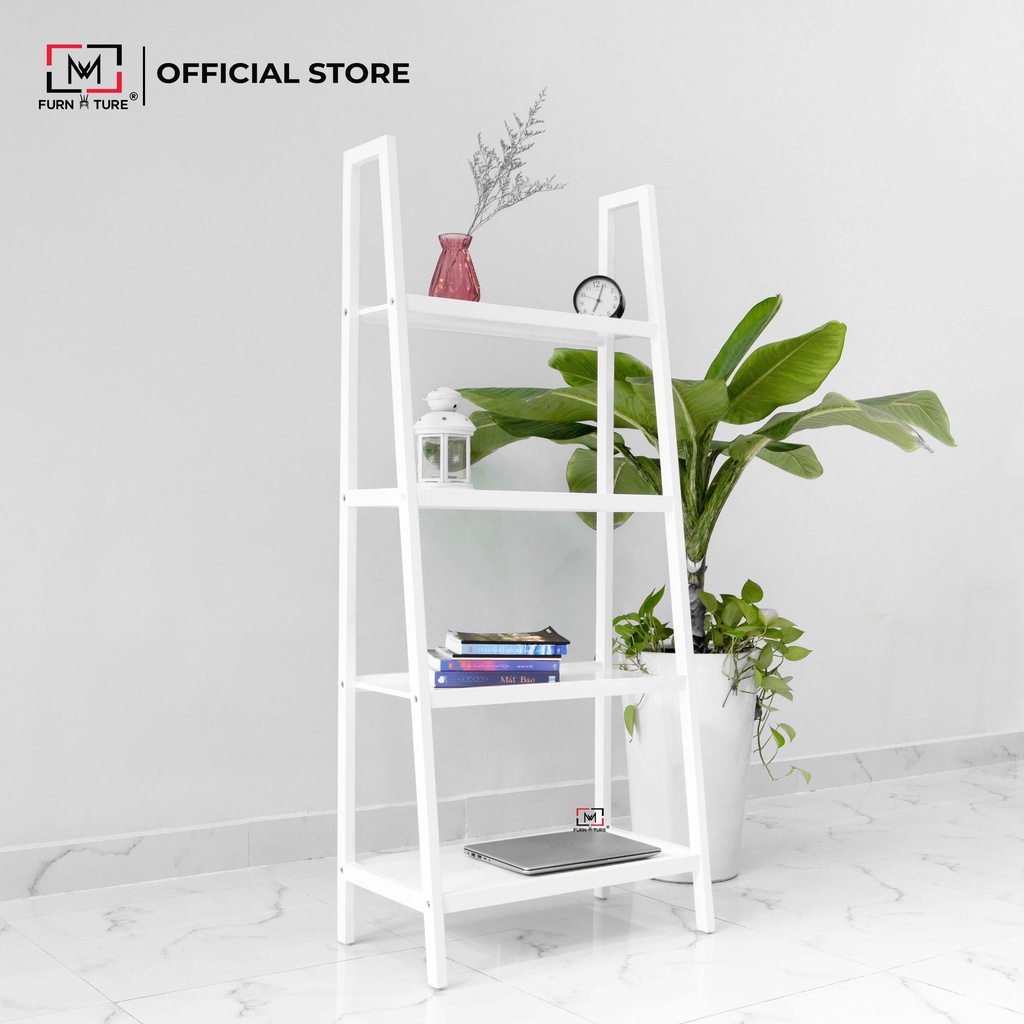 Kệ sách đa năng 4 tầng lắp ráp xuất khẩu hàn quốc MW FURNITURE - Nội thất trang trí