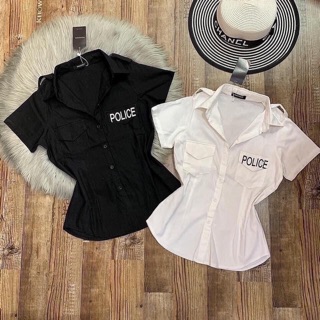 [MUA NGAY+QUÀ TẶNG] Áo sơ mi nữ 2 màu trắng đen