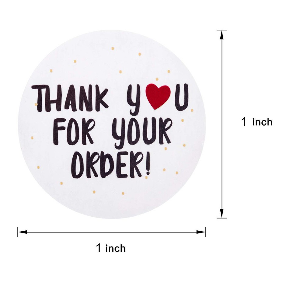 Cuộn Băng/ Sticker 500 Nhãn Dán Khen Thưởng, Cảm Ơn, Chúc mừng sinh nhât... Tiện Lợi  Clovershop68