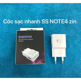 Cốc sạc nhanh samsung Note 4 zin