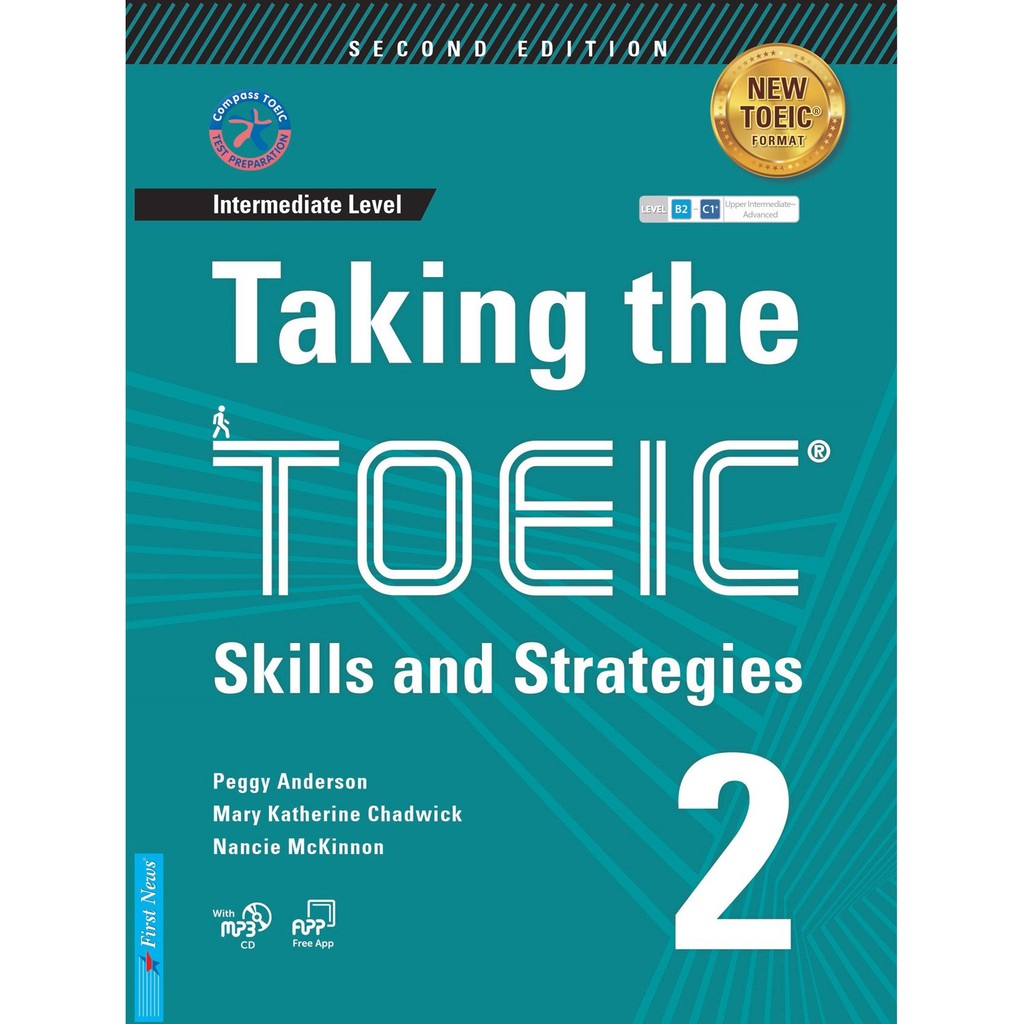 Sách - Taking The Toeic - Skills And Strategies 2 (Tặng 1Mp3) Tặng Bút Bi