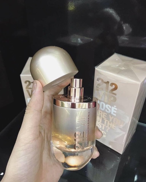 Nước hoa nữ 212 Vip Rose Edp 80ml ( nước hoa xách tay chính hãng )