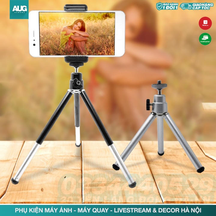 Tripod mini, giá đỡ 3 chân mini để bàn cho điện thoại, máy quay phim Gopro