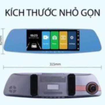 Camera hành trình xe ô tô Gương Chiếu Hậu ô tô BMCAR 🔥Giá tốt🔥 7 Inch Màn Hình Cảm Ứng,Cảm Biến Chuyển Động- BM999 PLUS | BigBuy360 - bigbuy360.vn