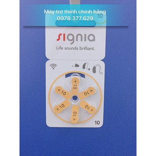 Pin máy trợ thính Signia số 10