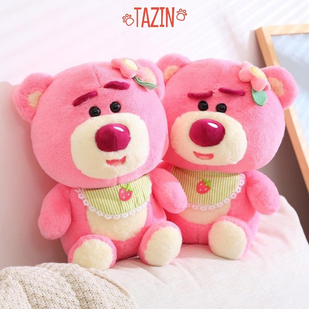 Gấu Lotso Dâu Yếm Baby, Gấu Bông Losto Mùi Thơm Nhẹ Dễ Thương