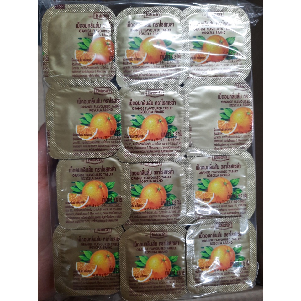 Kẹo ngậm C trái tim Thái Lan 1 vỉ 24 hộp