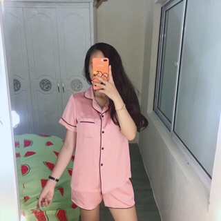 BỘ LỤA CỘC QUẦN ĐÙI MẶC NHÀ