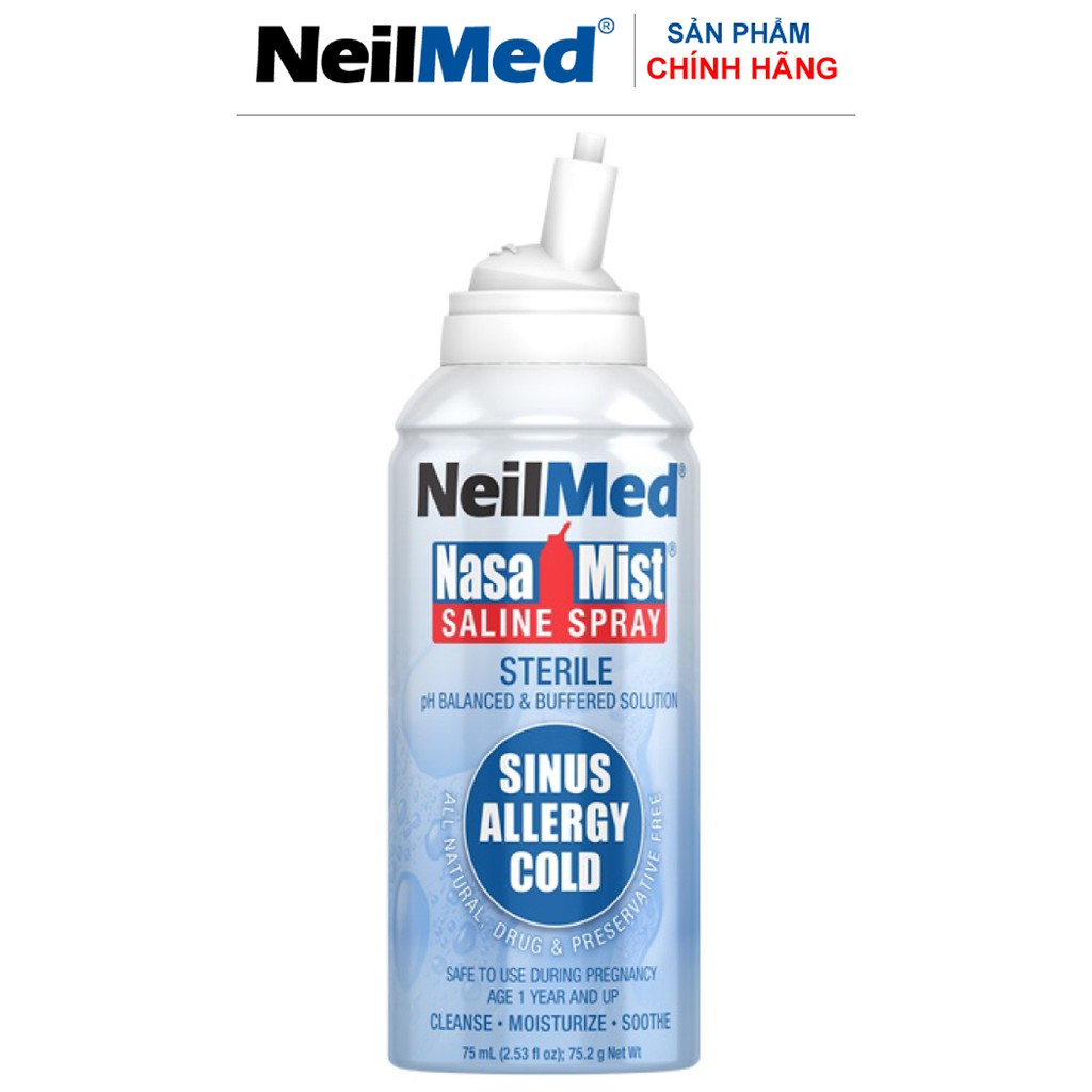 Bình Xịt Mũi Neilmed 75ml (Hàng Tách Set)
