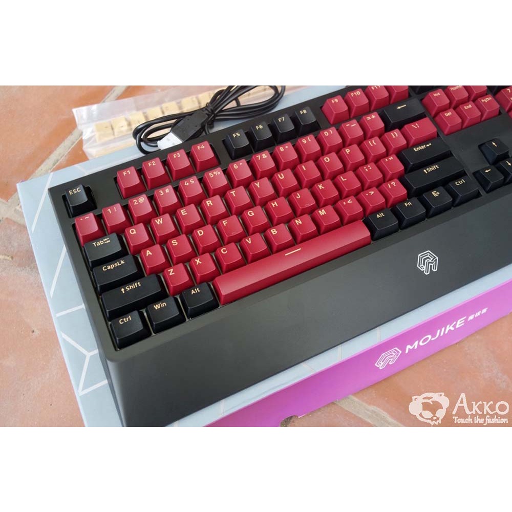 SIEU KHUYẾN MẠI Bàn phím cơ Mojike GK1 Black Red / Black Pink