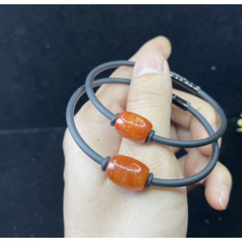 Vòng tay lu thống đá  đã trì chú đầu xuôi đuôi lọt, may mắn khóa bấm cao cấp bảo hành trọn đời