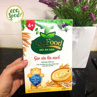 Bột Ăn Dặm Ecofood vị Gạo Sữa Lúa Mạch cho bé 4m+ - Thực đơn ăn dặm - Ăn dặm truyền thống - Ăn dặm kiểu Nhật