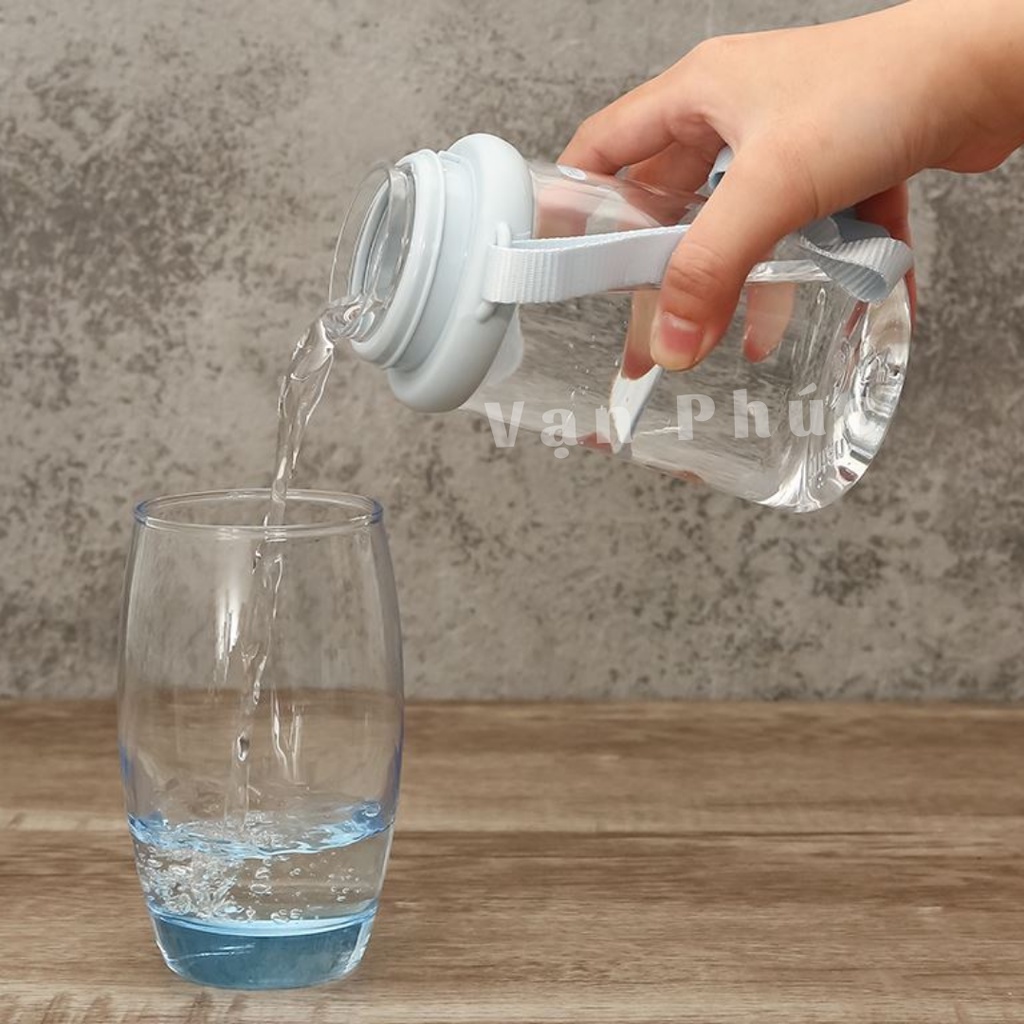 Bình nước Rudy 450ml trẻ em, thể thao, xe đạp, gym, học sinh không BPA, Inochi Goki an toàn, cho bé Vạn Phúc Store