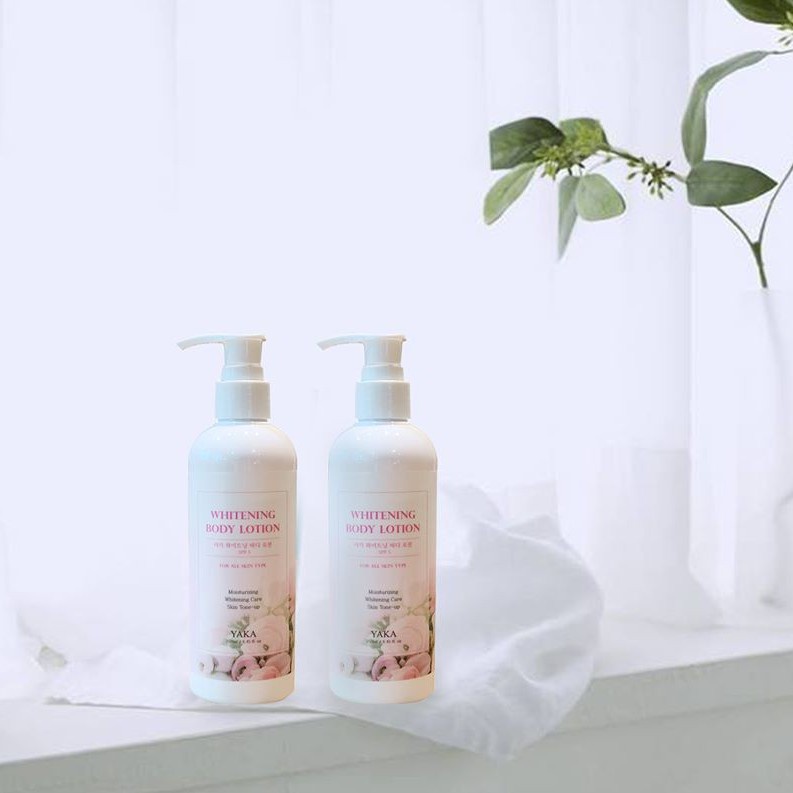 Sữa Dưỡng Thể Trắng Da Tức Thì Whitening Body Lotion YAKA - Hàn Quốc Chính Hãng 250ML