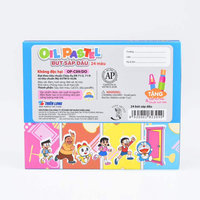 Bút sáp dầu màu Pastel Colokit Doraemon OP-C09/DO - 24 màu