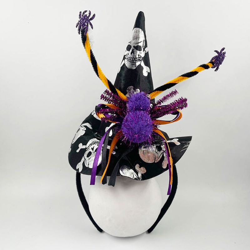 Băng Đô Mũ Phù Thủy Hóa Trang Halloween