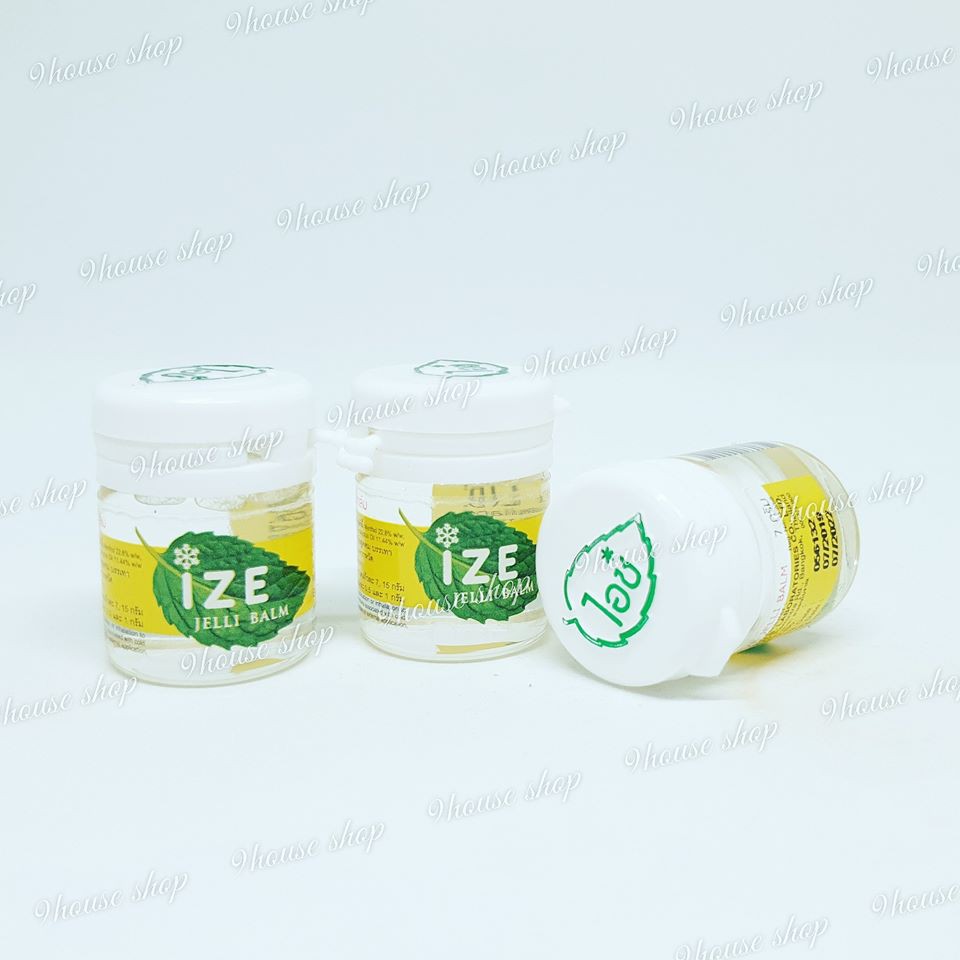 01 Hủ Dầu Gel Bạc Hà IZE JELLI BALM 7gram Thái Lan