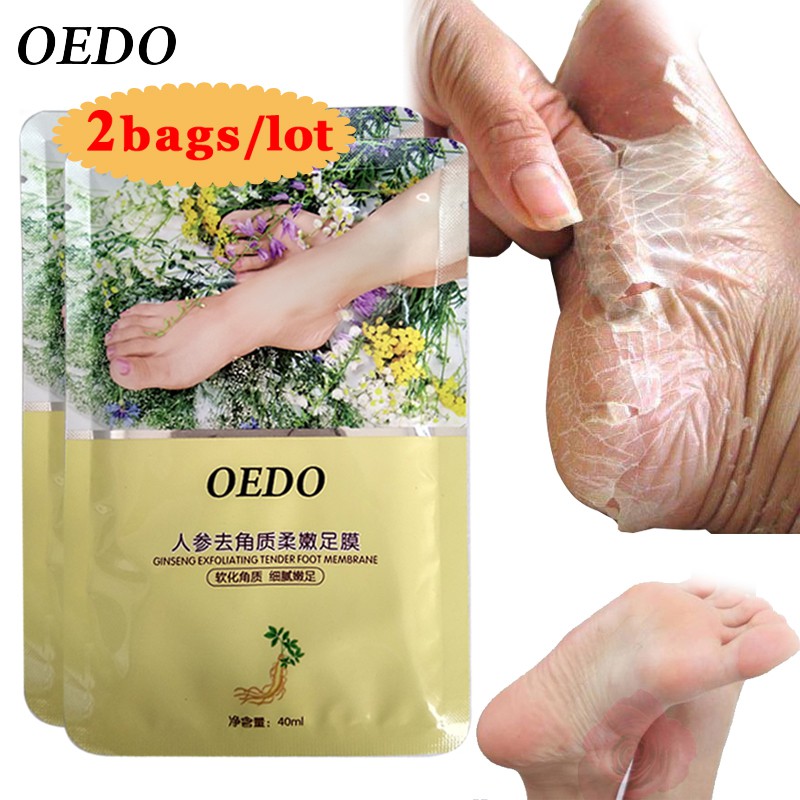 Set 2 mặt nạ ủ da chân OEDO thành phần tự nhiên loại bỏ lớp da khô cứng làm sáng da chân | BigBuy360 - bigbuy360.vn