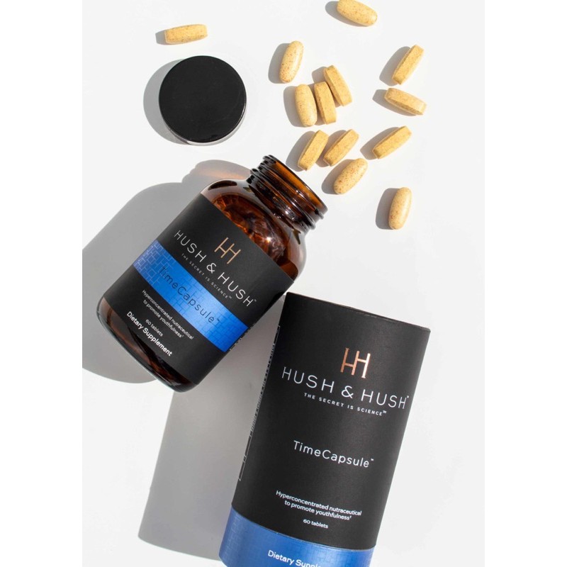 ✅[CHÍNH HÃNG]Viên uống chống tia cực tím trẻ hóa toàn diện, giảm nám da Image Skincare Hush & Hush Time Capsule | Thế Giới Skin Care