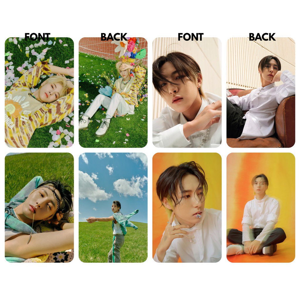 Set 4 card thẻ nhựa NCT DREAM - Hello Future bo góc in 2 mặt