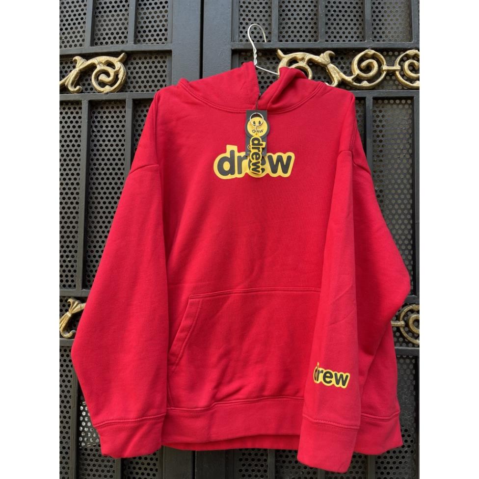 Áo Hoodie Drew Mặt Cười - Hình In Cao Su - Nỉ Bông Cotton - Full Tag Bọc - Tặng móc khóa - Hoàng Hớn Hở