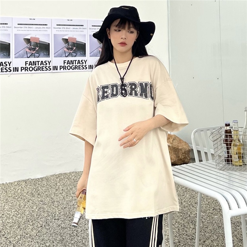 NRVP Áo Thun Tay Ngắn Cổ Tròn Thời Trang Mùa Hè Phong Cách Hàn Quốc 2022