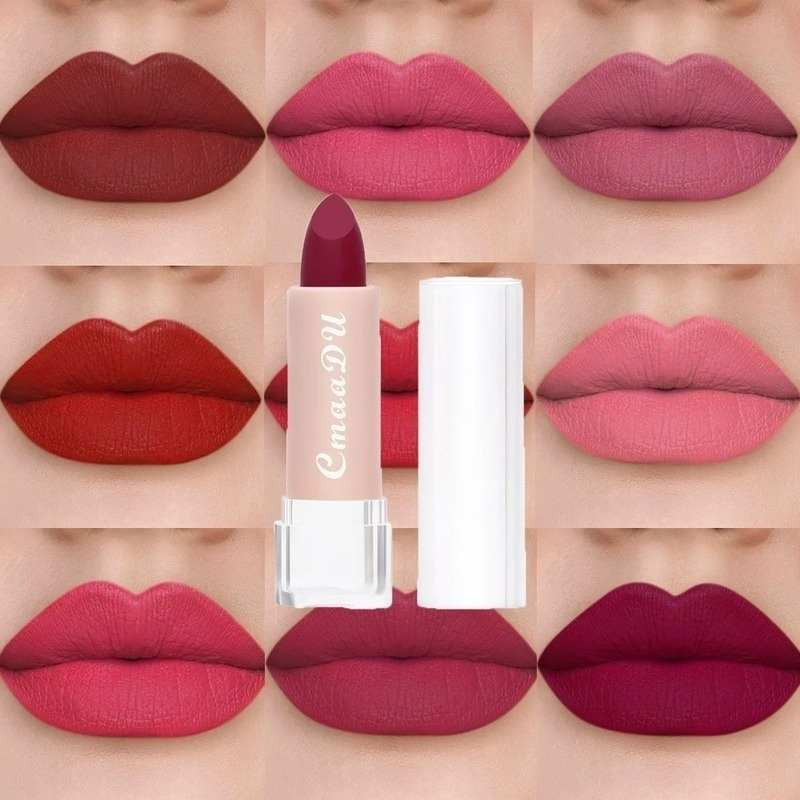 Son Môi Dưỡng Ẩm Lâu Trôi Không Thấm Nước Chống Nhòe Màu Sắc Thời Trang