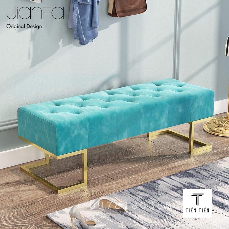 Ghế Sofa chờ-ghế băng chân sắt
