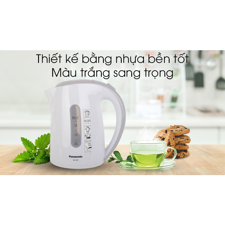 Bình siêu tốc Panasonic 1.7 lít NC-GK1WRA