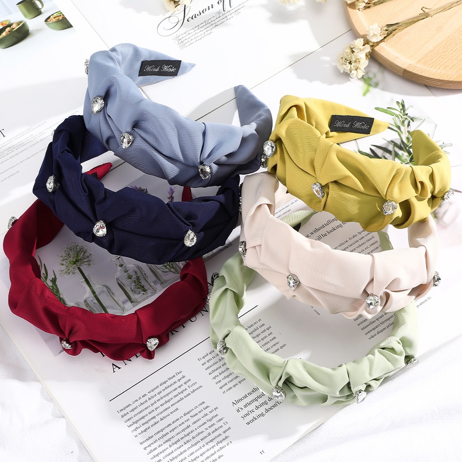 Cài tóc đính đá nhiều màu sắc xinh xắn phong cách Hàn Quốc cho nữ