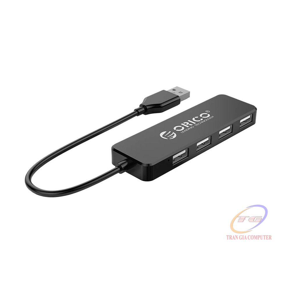 Bộ chia 4 cổng USB 2.0 Orico FL01-BK (đen)