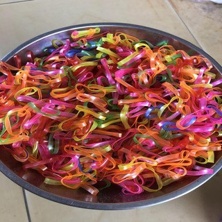 Set 100Gr Chun (Nịt) Buộc Tóc Đủ Màu