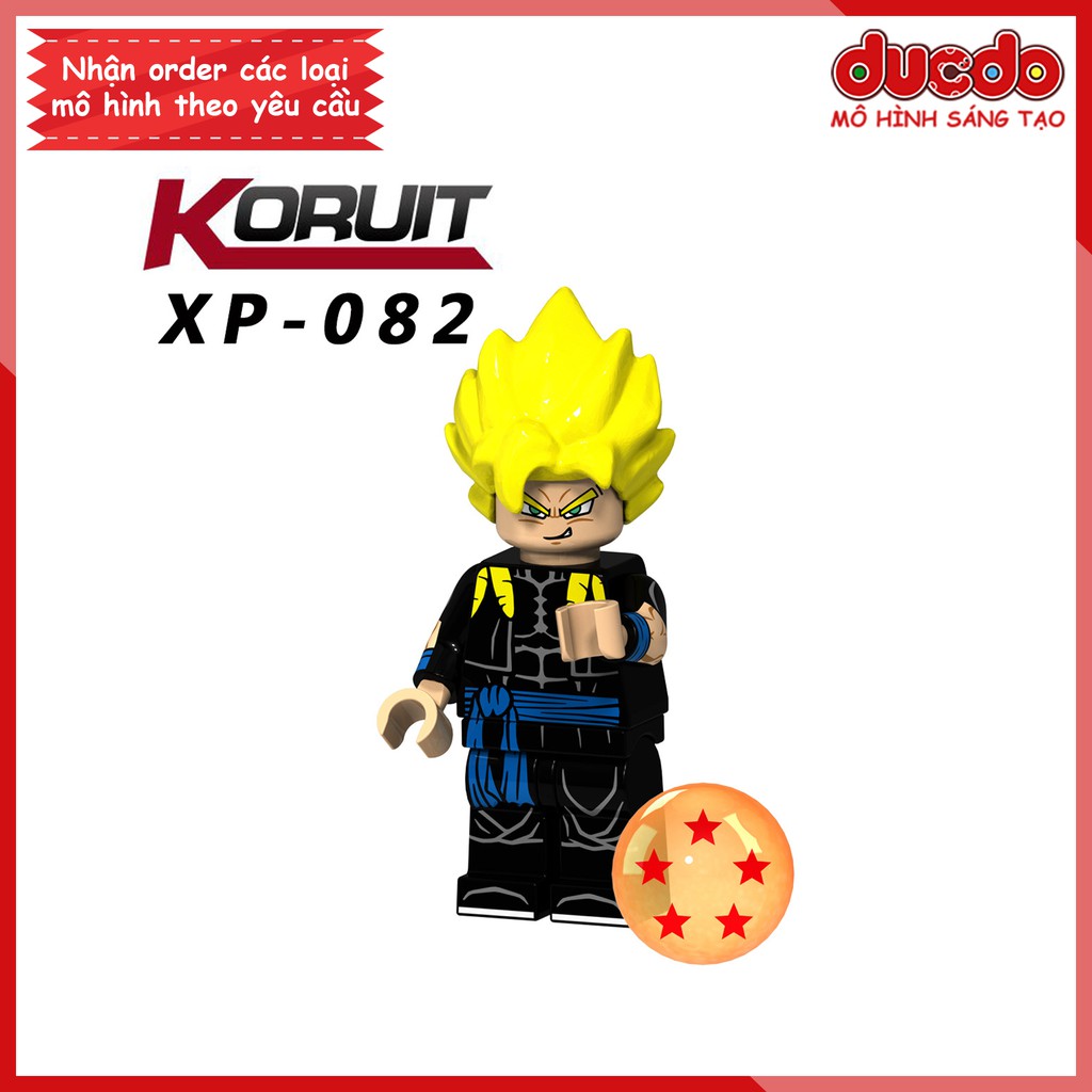 Minifigures các nhân vật 7 viên ngọc rồng mới nhất - Đồ chơi Lắp ghép Mini Dragon Ball Goku Koruit KT1011 Mô hình