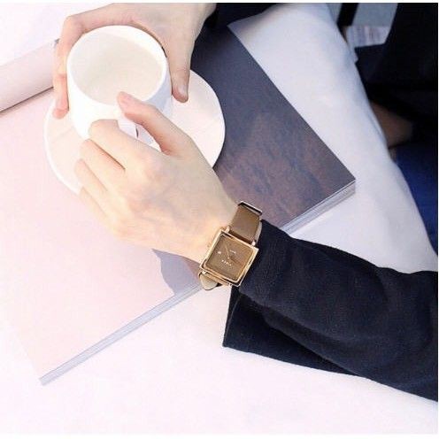 ĐỒNG HỒ NỮ VISER DÂY DA MẶT VUÔNG THỜI TRANG CỰC ĐẸP 2021 | BigBuy360 - bigbuy360.vn