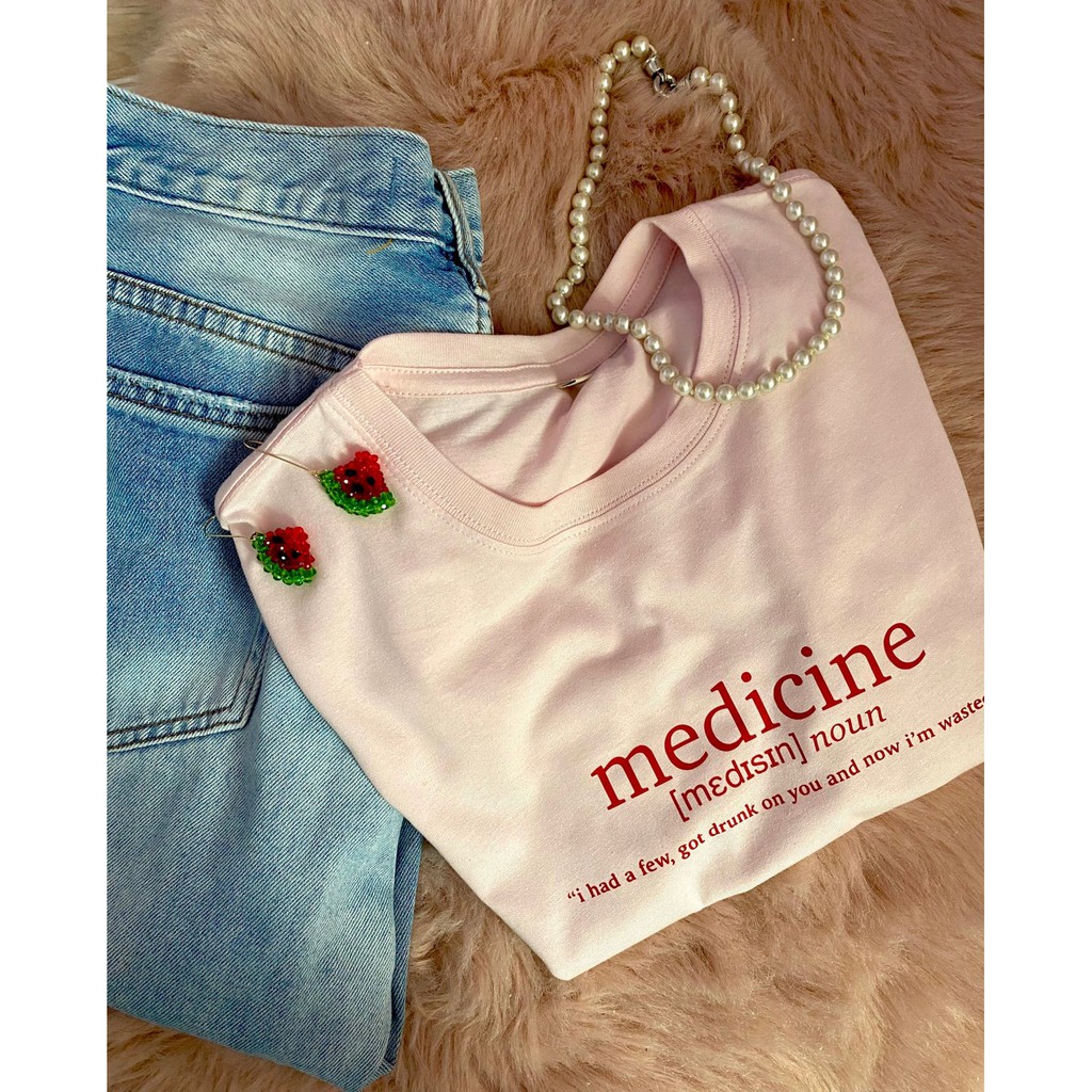 Áo thun cotton unisex Medicine