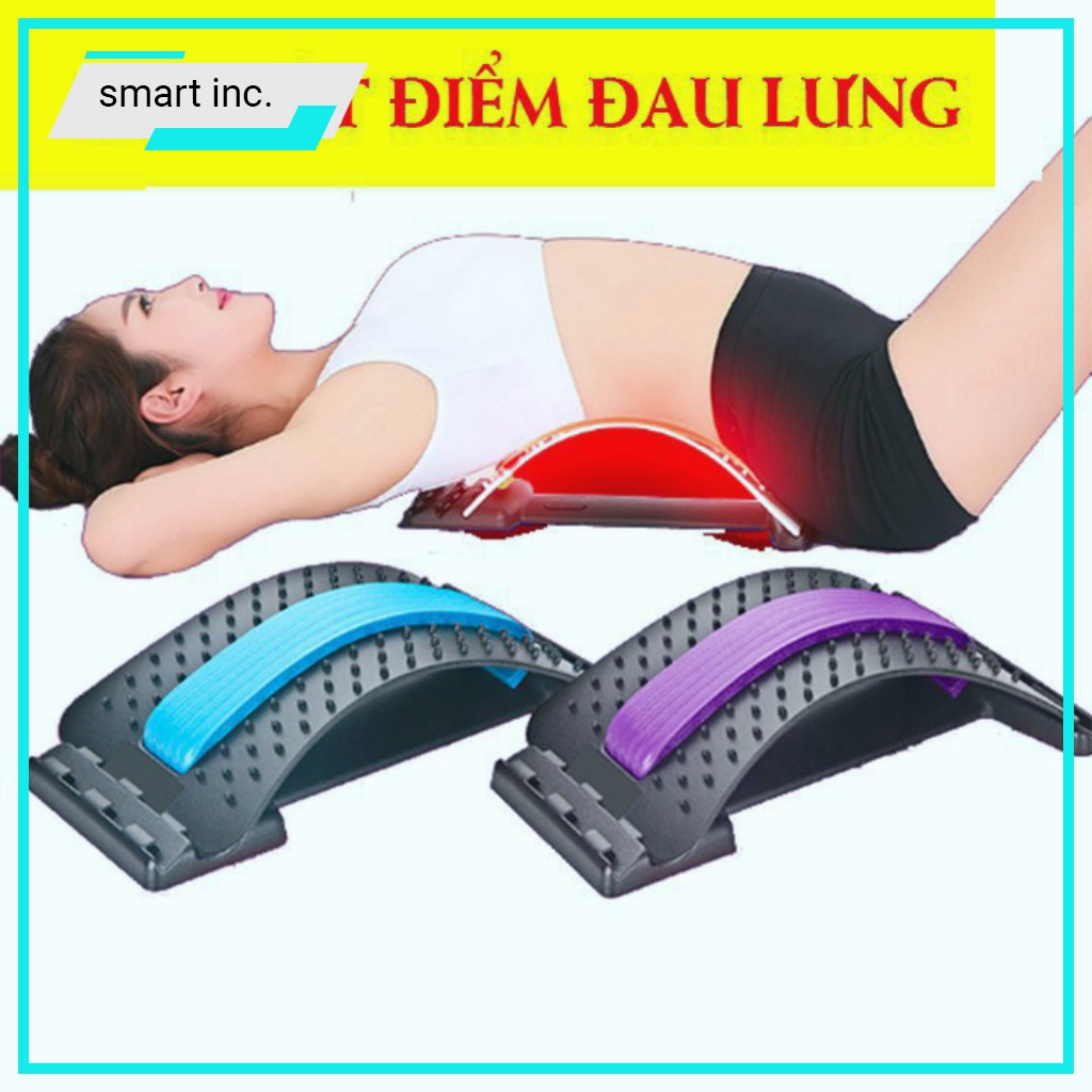 Máy Tập Lưng Cột Sống Khung Xương Mát Xa Bấm Huyệt Lưng Cổ Vai