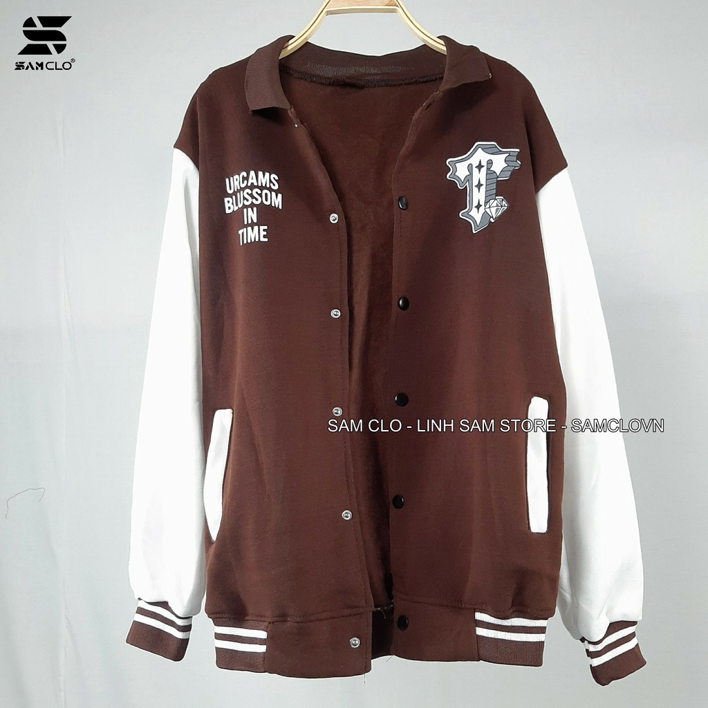 Áo khoác NỈ CỔ TRỤ nam nữ SAM CLO freesize form rộng Unisex mặc nhóm, cặp - coupe in lá bài KIM CƯƠNG chữ TIME MONEY