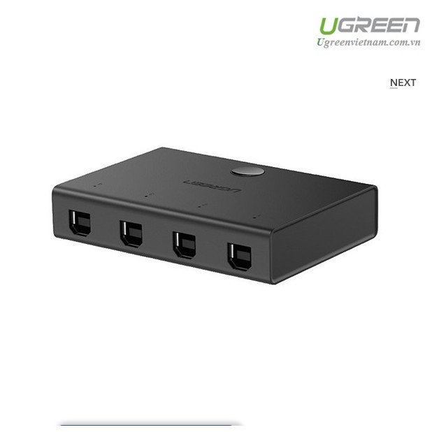 Bộ Chia Sẻ Tín Hiệu USB Cho 4 Máy Tính PC, Laptop, Macbook Cao Cấp Ugreen 30346 - Hàng Chính Hãng - Bảo Hành 18 Tháng