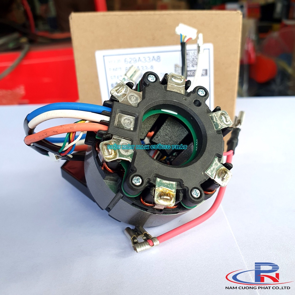 Bo mạch kèm stator máy khoan pin DHP486 XPH14 Makita 629C05-5