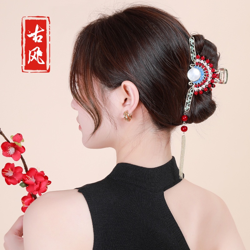 Kẹp tóc cổ trang phong cách quý tộc - chất liệu hợp kim tạo phong cách sang chảnh- kẹp tóc cao cấp loại 1