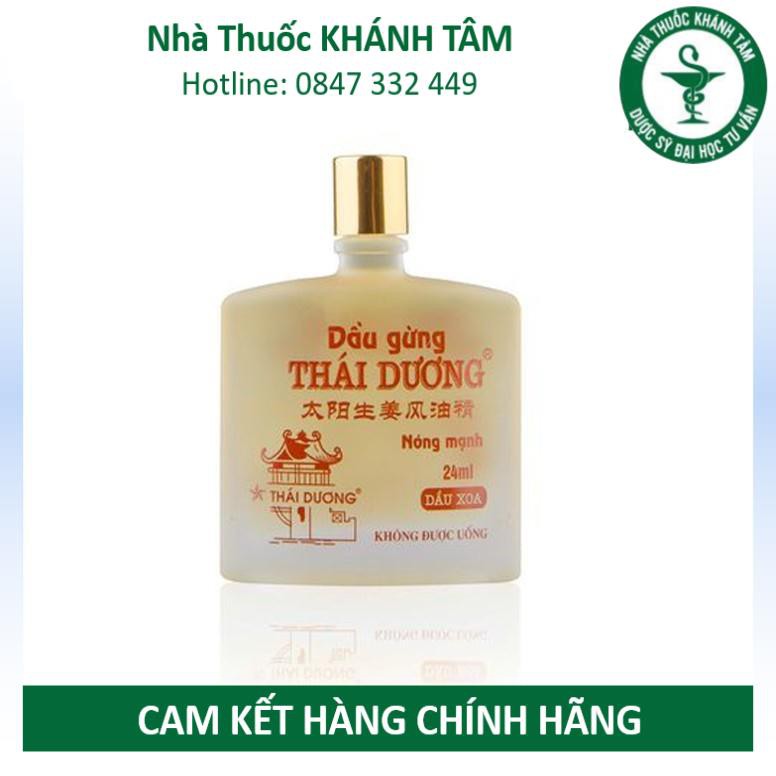 ! Dầu gừng Thái Dương (Chai 24ml) - Dầu gió ! !