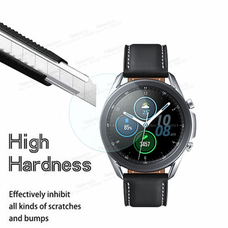 SAMSUNG Set 5 Kính Cường Lực Cao Cấp Bảo Vệ Màn Hình Cho Đồng Hồ Samsung Galaxy Watch 3